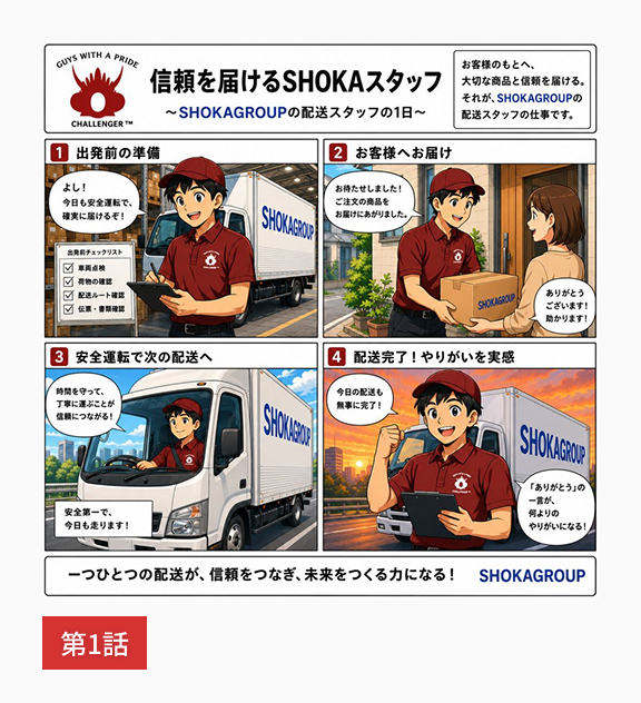 がんばれSHOKAスタッフ！ 第1話